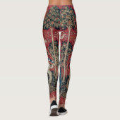 Lady en Unicorn Medieval Tapestry Taste Leggings (Achterkant)