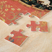 LADY EN UNICORN Sight, Leeuw, Bloemen, dieren Legpuzzel (Zijkant)