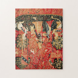 LADY EN UNICORN Smell, Lon, Bloemen, Dieren Legpuzzel