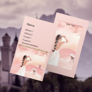 Lady en Unicorn Visitekaartje