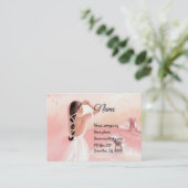 Lady en Unicorn-Visitekaartje Visitekaartje (Staand voorkant)