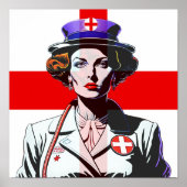 Lady England Poster (Voorkant)