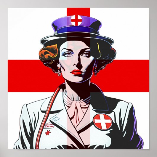 Lady England Poster (Voorkant)