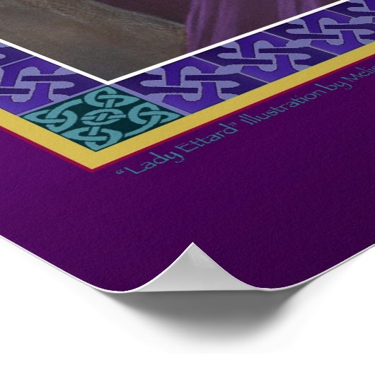 Lady Ettard afdrukken Poster (Hoek)