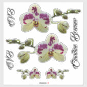 Lady Executive Orchid Bagage Sticker Set (Vel)