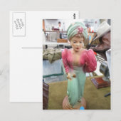 Lady Figurine Briefkaart (Voorkant / Achterkant)