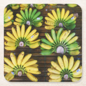 Lady Finger Bananas ~ Egg Banana (ก ล้ ย ไ ข่) Kartonnen Onderzetters (Voorkant)