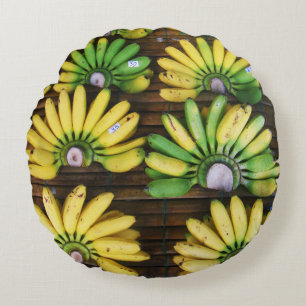 Lady Finger Bananas ~ Egg Banana (ก ล้ ย ไ ข่) Rond Kussen