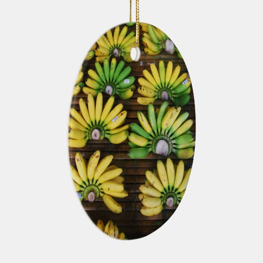 Lady Finger-bananen ~ Eierbanaan (กล้วยไข่) Keramisch Ornament (Rechts)