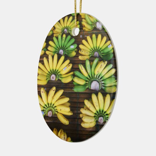 Lady Finger-bananen ~ Eierbanaan (กล้วยไข่) Keramisch Ornament (Links)