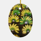 Lady Finger-bananen ~ Eierbanaan (กล้วยไข่) Keramisch Ornament (Voorkant)