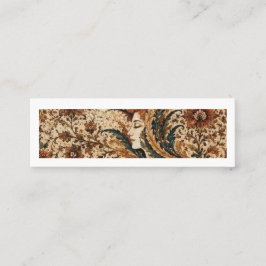 Lady Flower in the Wind | Persian Floral Fantasy A Mini Visitekaartje