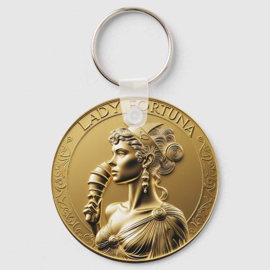 Lady Fortuna Inspiratie Sleutelhanger (Voorkant)