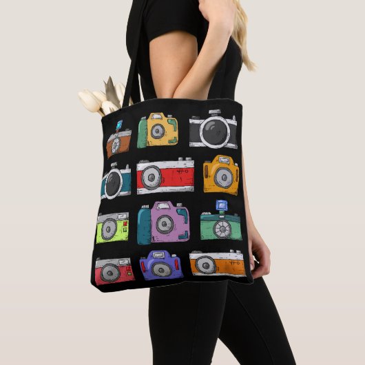 LADY FOTOGRAPHER CAMERA CANVAS TAS PURY (Dichtbij)