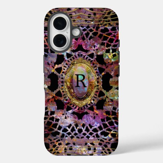 Lady Fowlers Monogram Special Case-Mate iPhone Case (Achterkant)