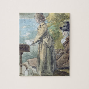 Lady Francis Scott en Lady Elliot, c.1770 (w/c ov) Legpuzzel