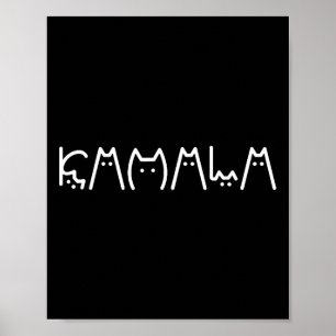 Lady Fun Kinderloze Kat Dames voor Harris 2024 Poster