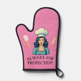 Lady Funny Oven Mitt Ovenwant
