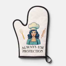 Lady Funny Oven Mitt Ovenwant