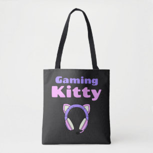 Lady Gamer - Gaming Kitty Tote Bag