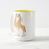 Lady Giraffe Love Mok (Voorkant links)