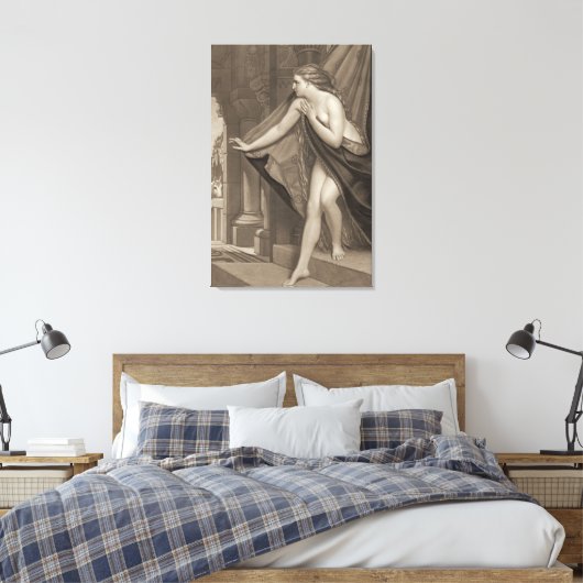 Lady Godiva 1873 Canvas Afdruk (Insitu (Slaapkamer))
