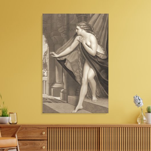 Lady Godiva 1873 Canvas Afdruk (Insitu (Woonkamer))