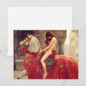 Lady Godiva Briefkaart (Voorkant / Achterkant)