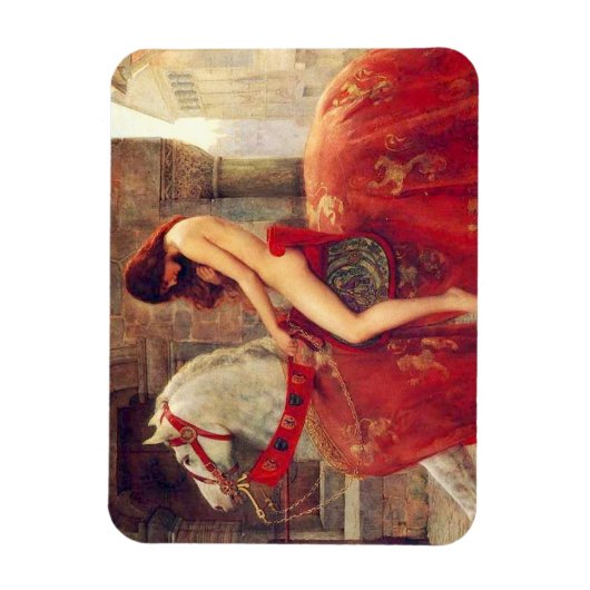 Lady Godiva Magnet Magneet (Verticaal)