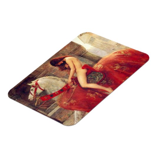 Lady Godiva Magnet Magneet (Linkerzijde)