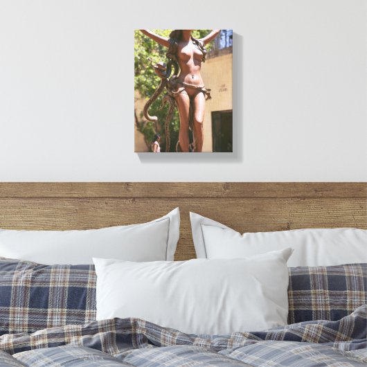 Lady Godiva: Mythe van het offer Canvas Afdruk (Insitu (Slaapkamer))