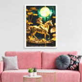 Lady Godiva: Mythe van het offer Canvas Afdruk (Insitu (Woonkamer))