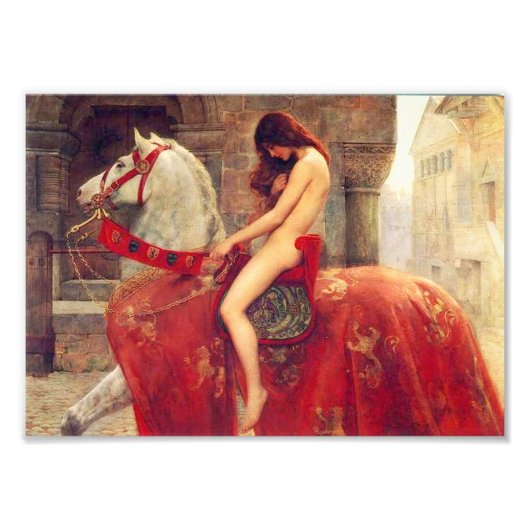 Lady Godiva Print Foto Afdruk (Voorkant)