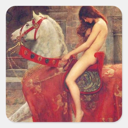 Lady Godiva Stickers (Voorkant)