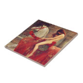 Lady Godiva Tile Tegeltje (Zijkant)