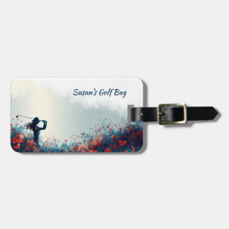 Lady Golf Bag Tag stimmungsvoll Natur Bagagelabel