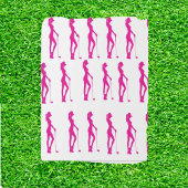Lady Golf Gift Wrapping Paper Cadeaupapier