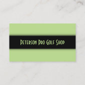 Lady Golf Green Visitekaartje (Achterkant)