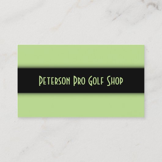 Lady Golf Green Visitekaartje (Achterkant)