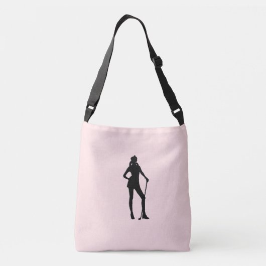 Lady Golf Pink Sport Crossbody Tas (Achterkant)