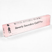 Lady Golf Pink Sport Naambordje