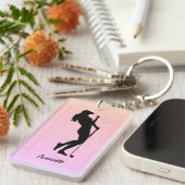 Lady Golf Sports Persoonlijk Sleutelhanger (Voorkant Rechts)