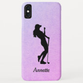 Lady Golf-sportweddenschap Bekijk persoonlijk Case-Mate iPhone Case (Achterkant)