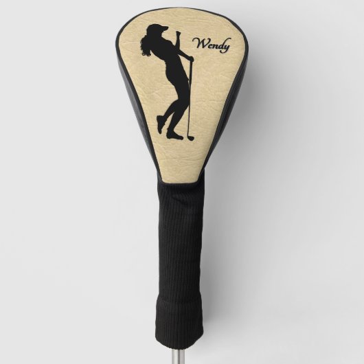 Lady Golf-sportweddenschap Bekijk persoonlijk Golfheadcover (Voorkant)