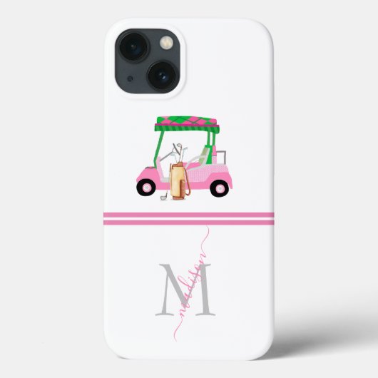 Lady Golfer gepersonaliseerd Case-Mate iPhone Case (Achterkant)