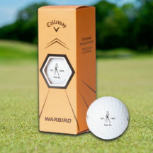 Lady Golfer Gepersonaliseerde naam en jaar