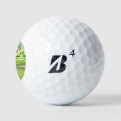 Lady Golfer Greens Monogram Golfballen (Logo)