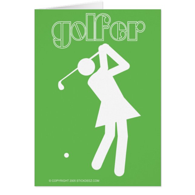 Lady-Golfer-kleur (Voorkant)