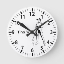 Lady Golfer Persoonlijke naam