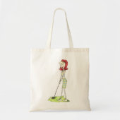Lady Golfer Tote Bag (Voorkant)